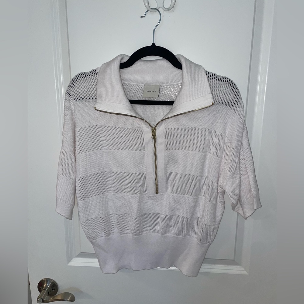 VARLEY Kembria Open-Knit Cotton Sweater